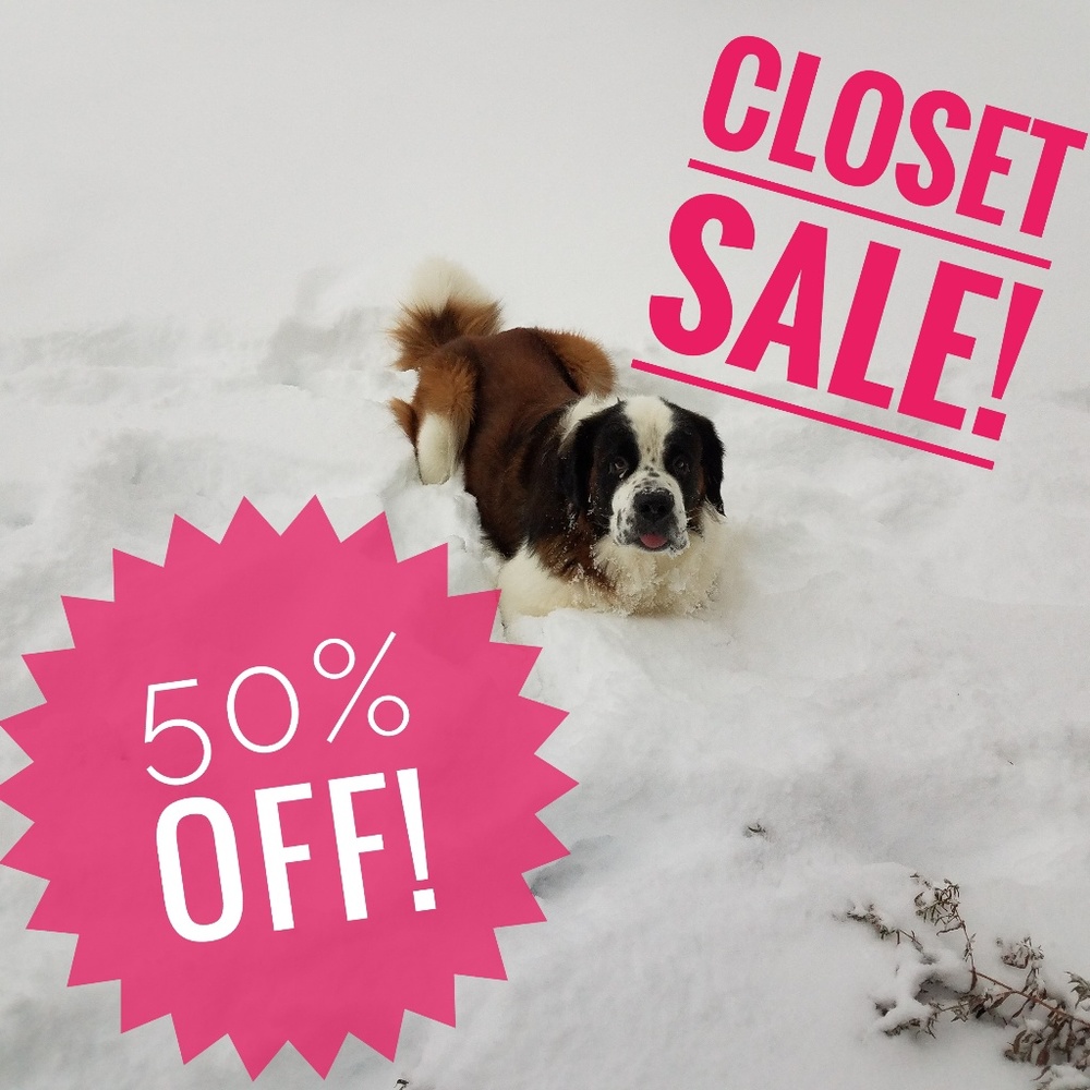 50% Off Entire Closet!!